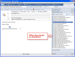 Mainsoft Anncs SharePoint access from Notes